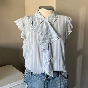 Lightweight ruffle blouse